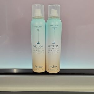 NEW Drybar Coconut Colada Scent Detox Dry Shampoo 3.5 oz duo 2 peice set bundle